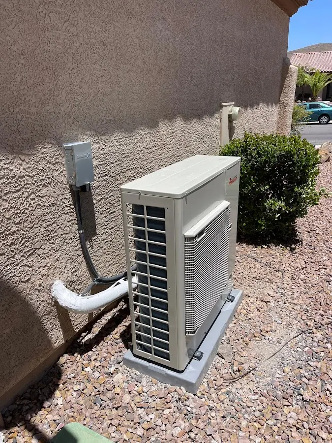 Residential air conditioning condenser unit in Waconia